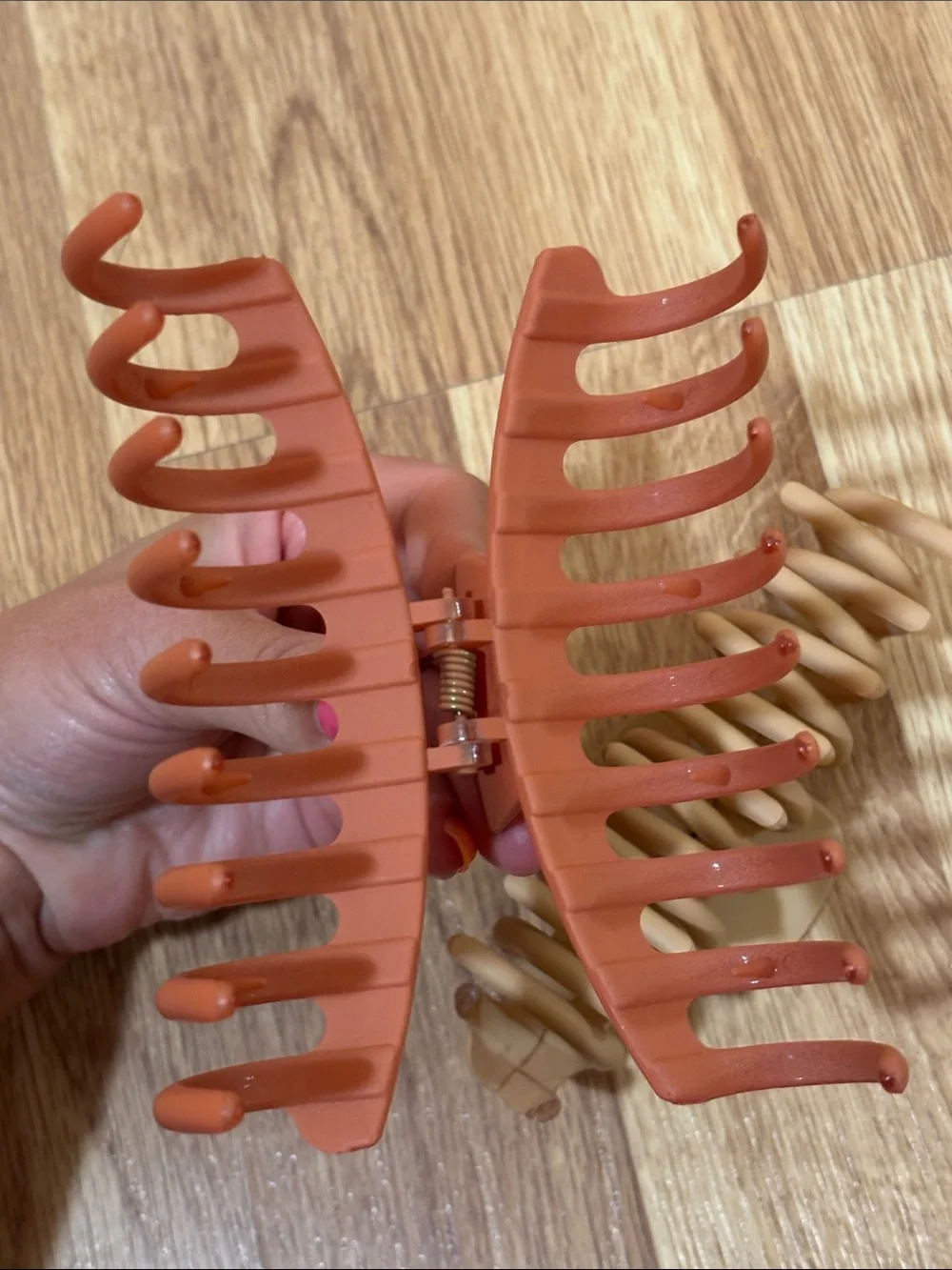 Neutral and Terracotta Hair Claw Clips - Women Accessories